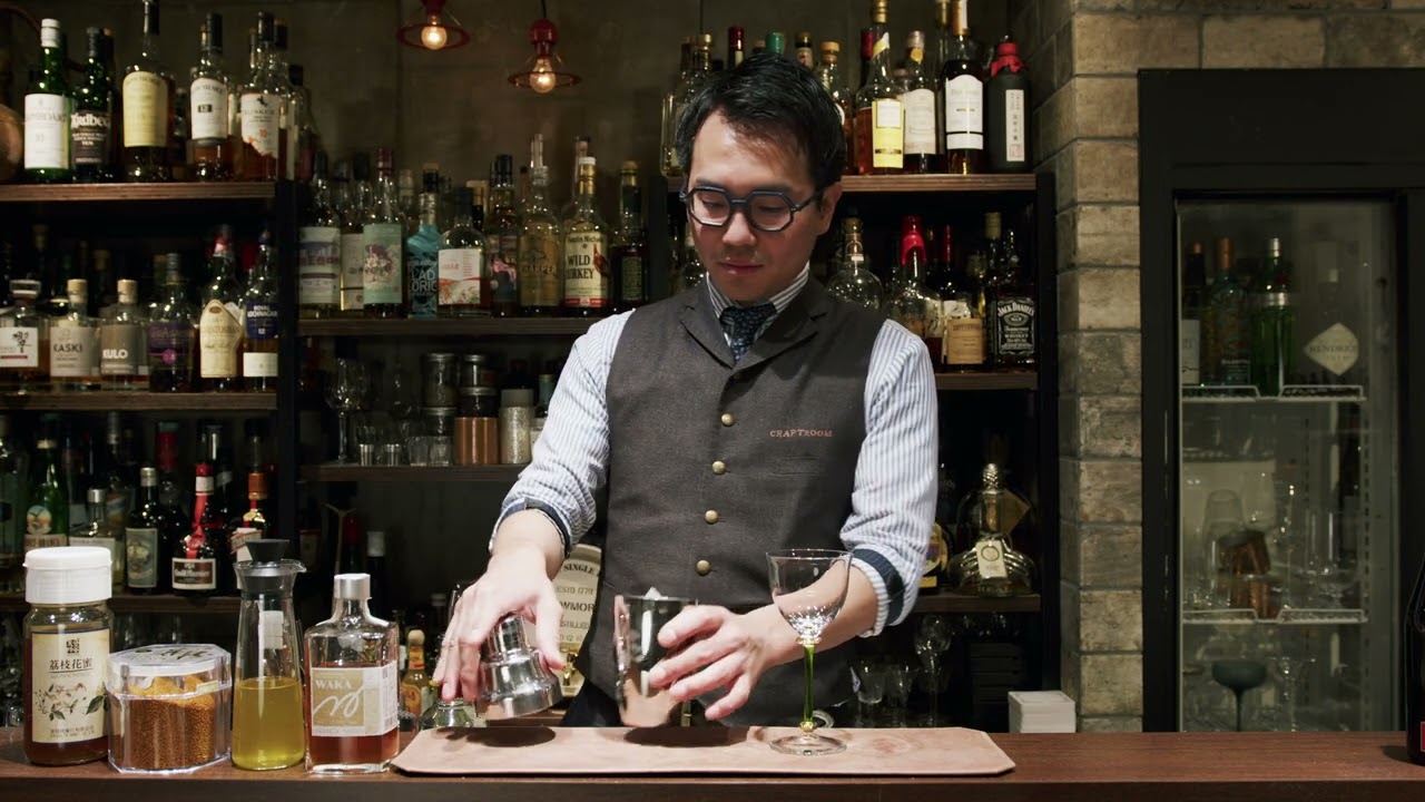 [WAKA Cocktails]“Bees Gifts”/ 藤井隆 [金ケ崎薬草酒造]