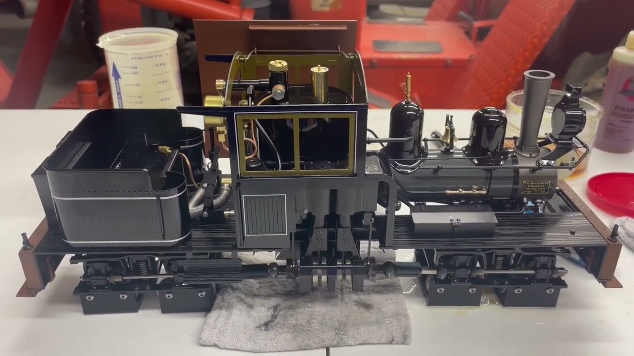 Accucraft Shay 13 Ton Class A Live Steam Blue Boiler CS215 R  #burntfinger #modeltrains #livesteam