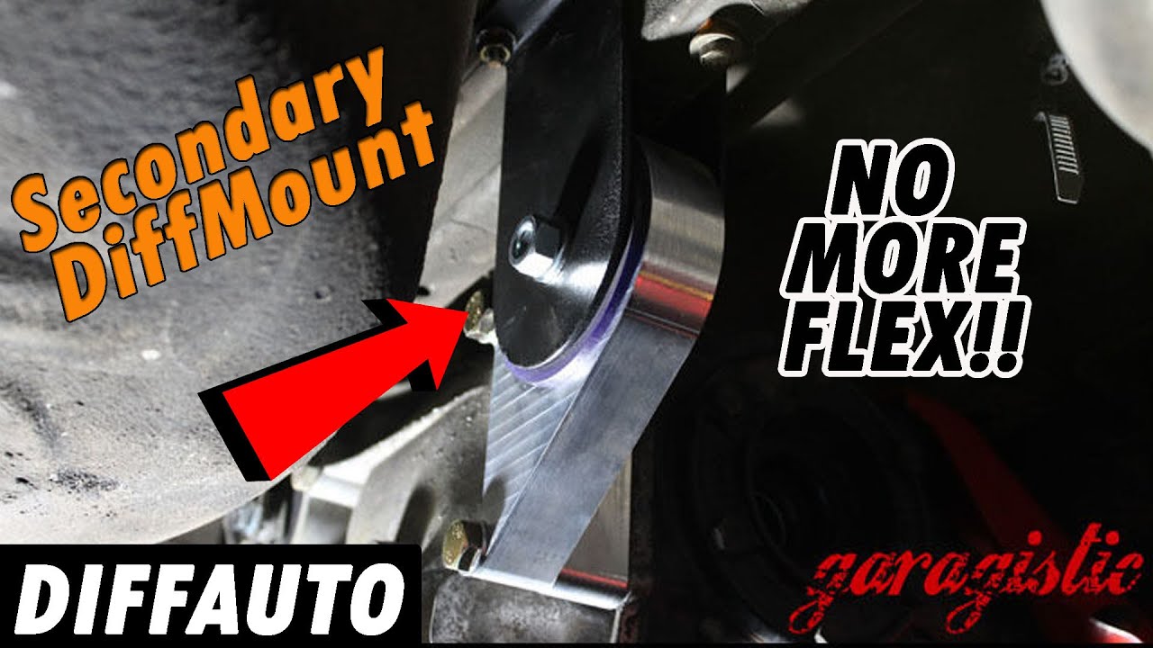 Garagistic Secondary Diff Mount The Good and Annoying. (step by step install)