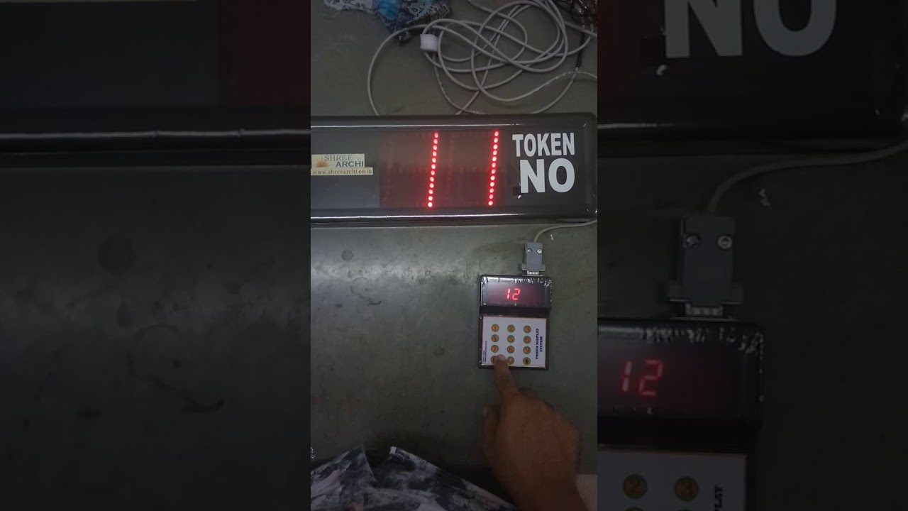 Two Digit Token Display with Remote