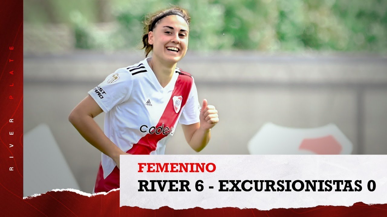 ⚽ Femenino | River 6 - Excursionistas 0 [RESUMEN COMPLETO]