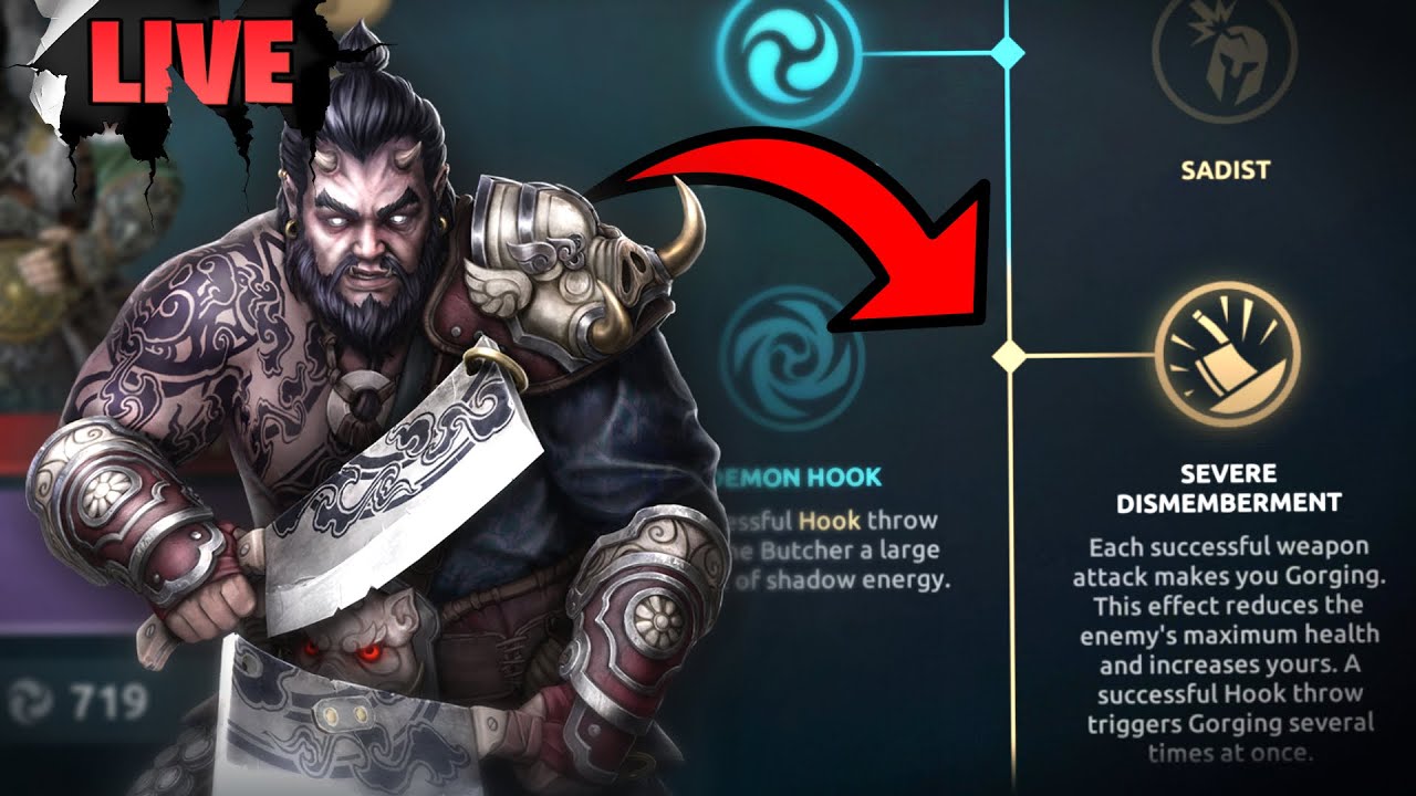 Let's Try Out Butcher's New Talent 💀| Shadow Fight 4 Arena Live