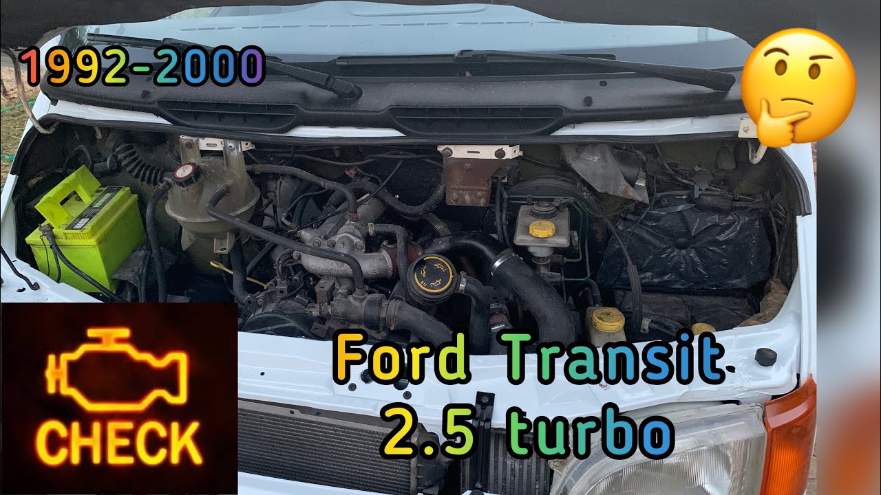 Горить чек Форд Транзит 2.5тді check Ford Transit 2.5tdi