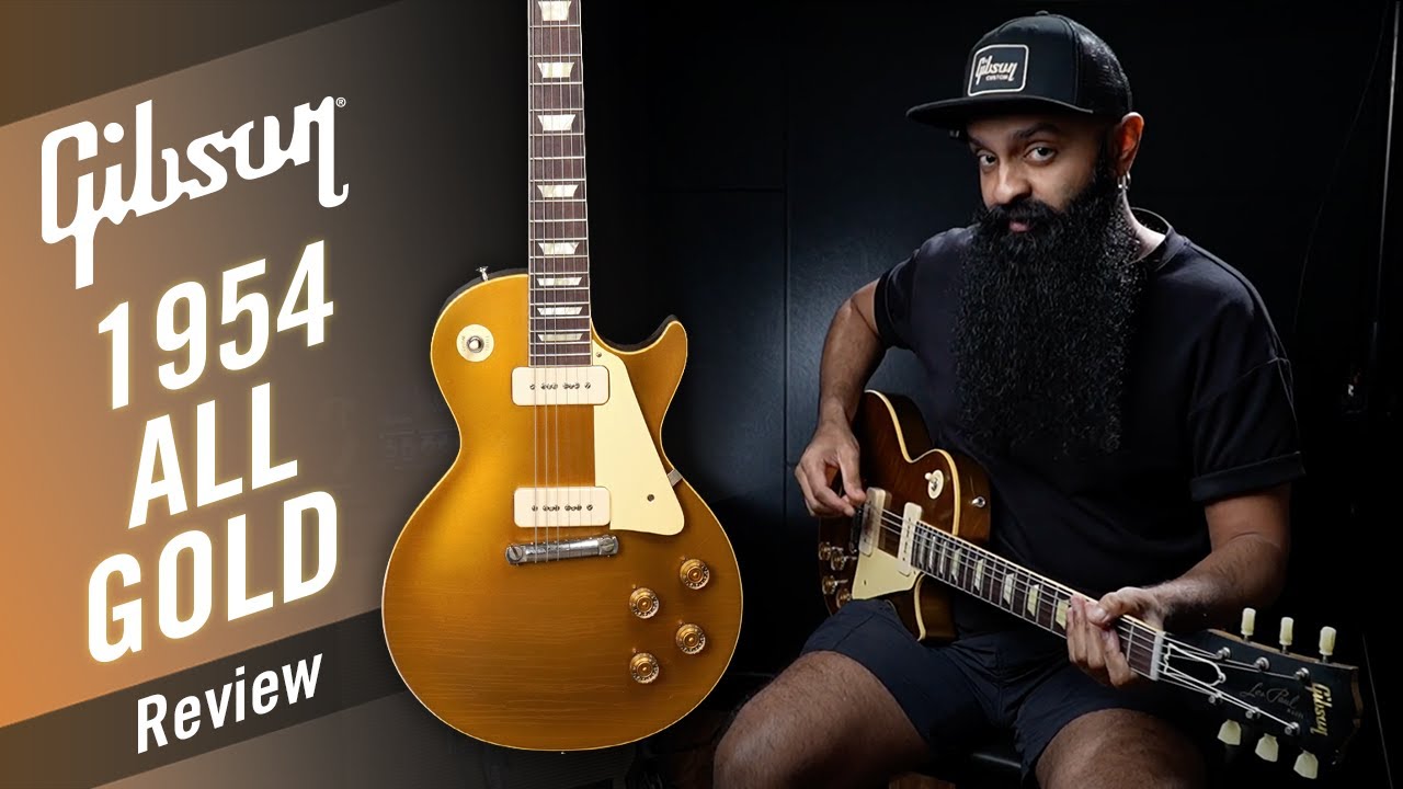 P90 ARE THE BEST PICKUPS - FIGHT ME: Gibson 1954 Les Paul Reissue ALL GOLD Murphy Lab Guitar