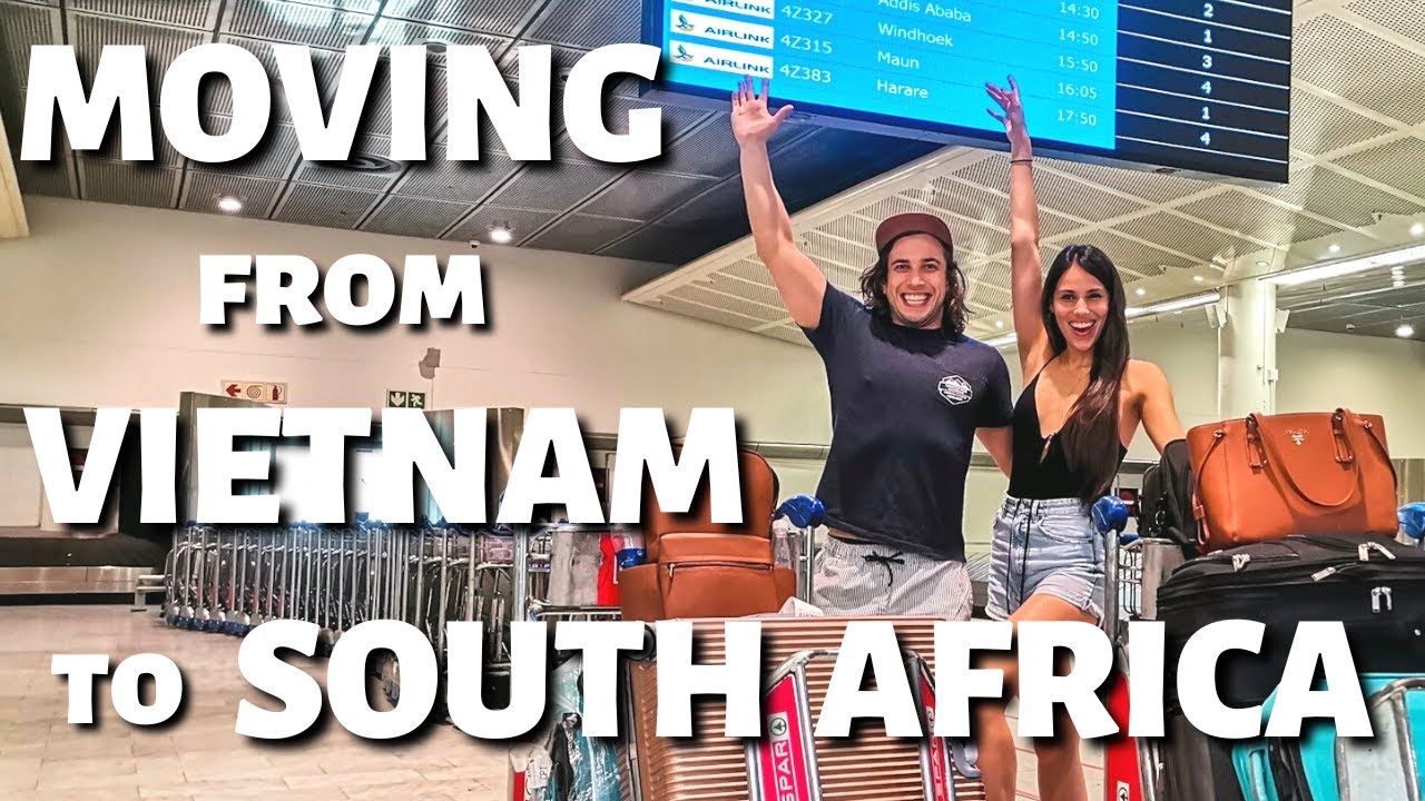 MOVING FROM VIETNAM TO SOUTH AFRICA | Singapore Airlines | Surprising family | Travel Vlog #1 | NEXT