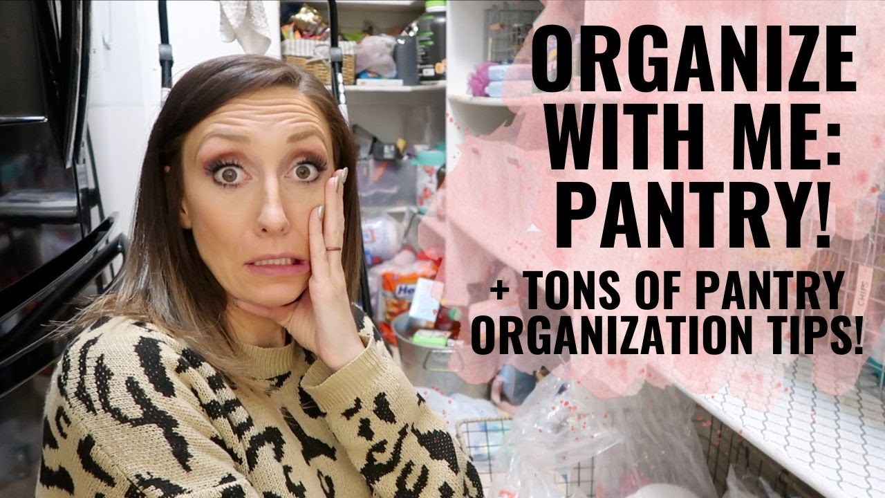 Organize with me: PANTRY! Inventorying, zones, food hacks, & pantry organization tips!