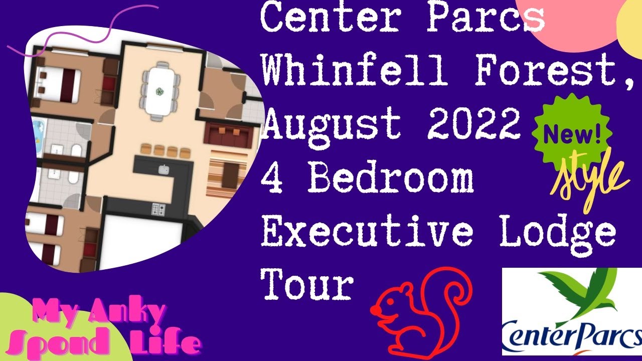 Center Parcs Whinfell Forest UK: 4 Bedroom New Style Executive Lodge Tour In Seven Pines:August 2022