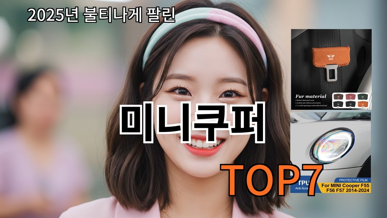 알리 미니쿠퍼 알리 쇼핑할 때 꼭 보는 아이템