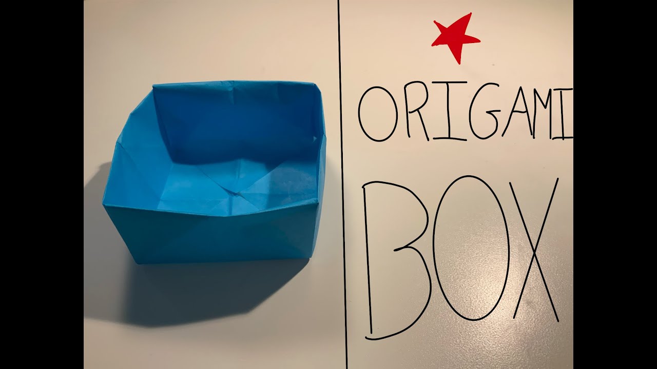 How to Make an Origami Box | For Kids