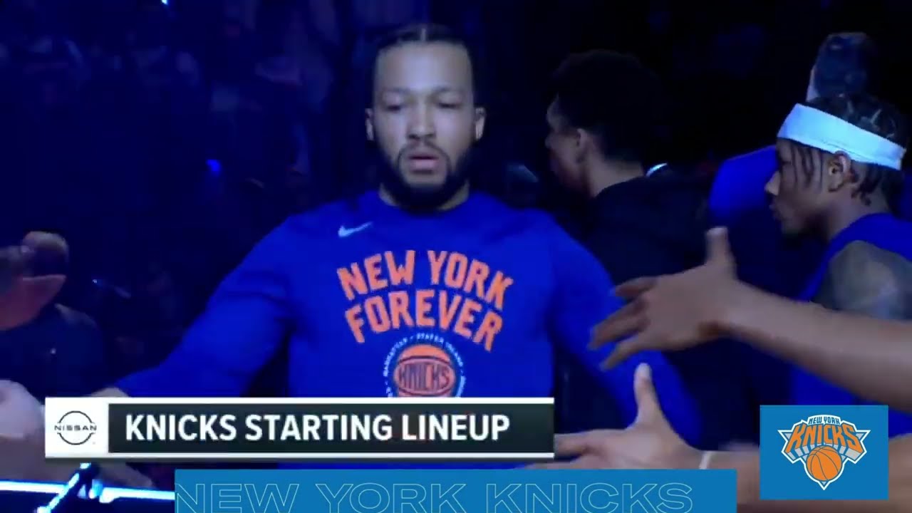 New York Knicks Starting Lineup Intro Playoffs 2024 - Swizz Beatz NY Knicks Theme Song