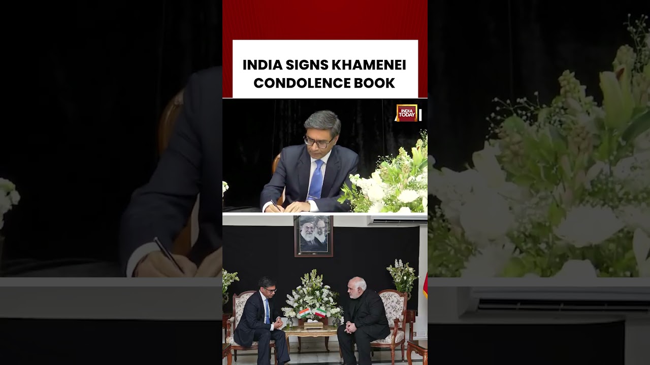 Vikram Misri Signs Condolence Book At Iran Embassy l #iranisraelwar #iran