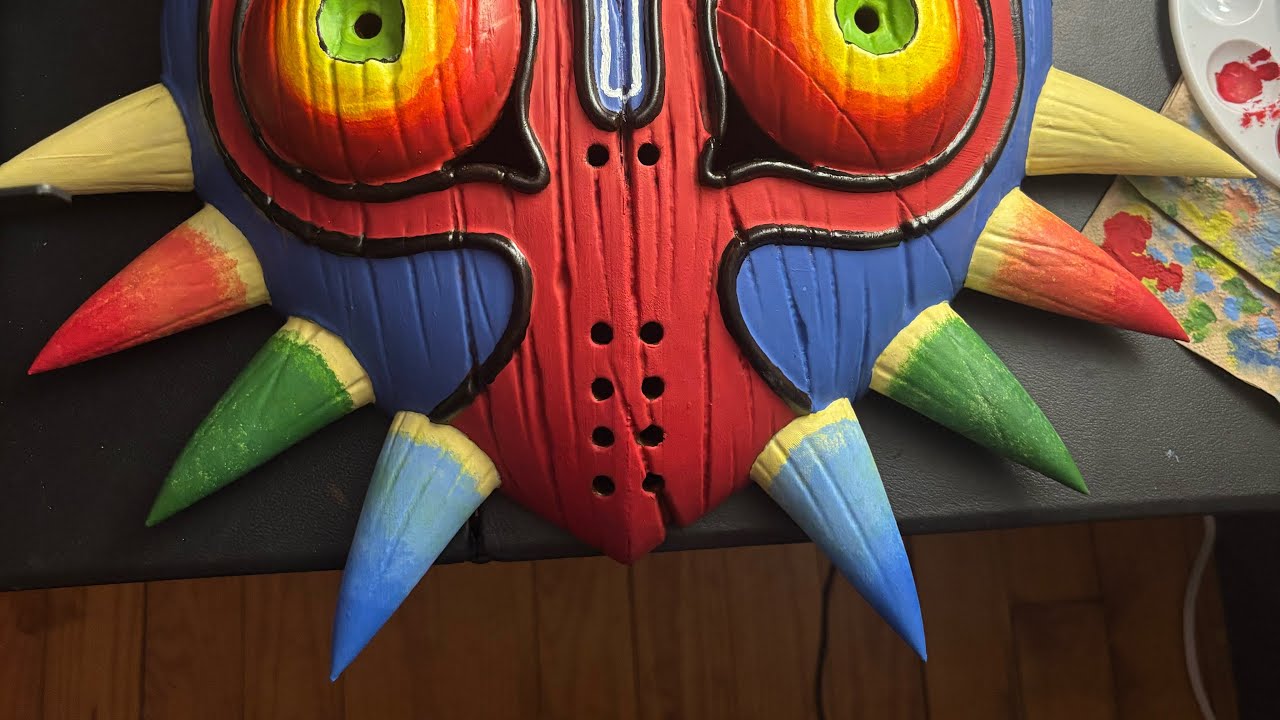 Painting Majora’s Mask (3D Print)