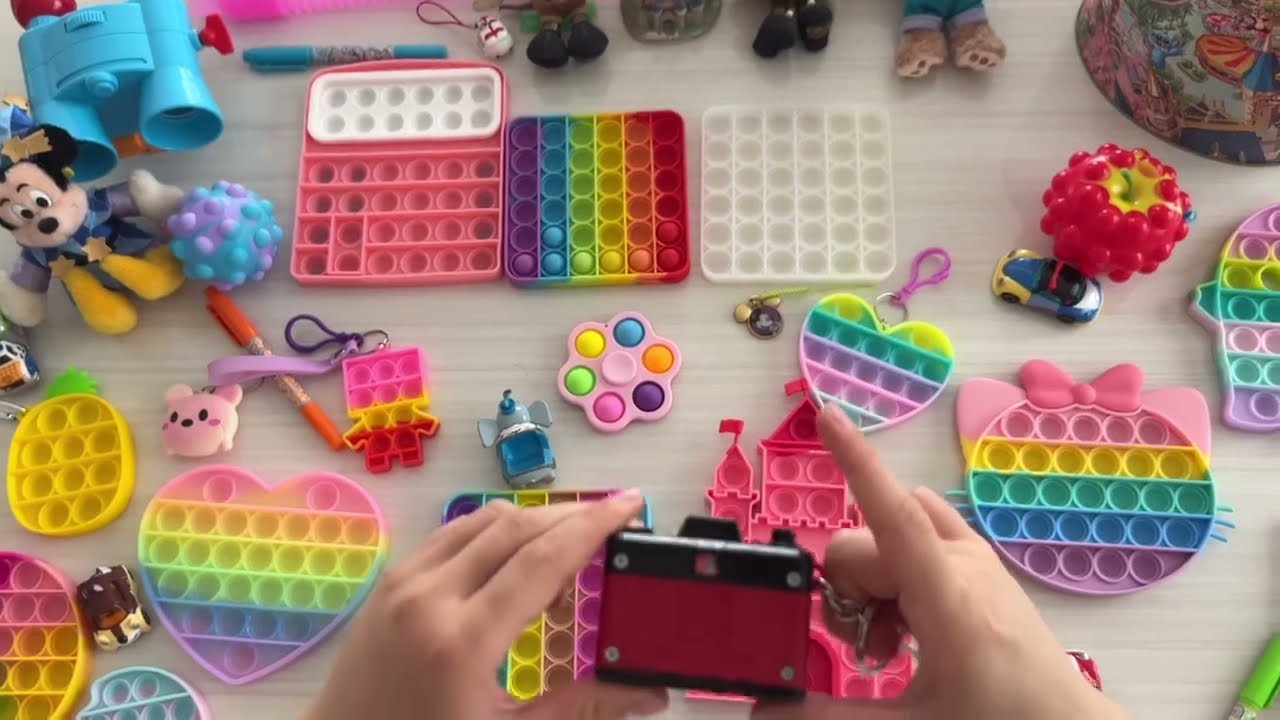 カラフルプッシュポップバブルで遊んでみた！
