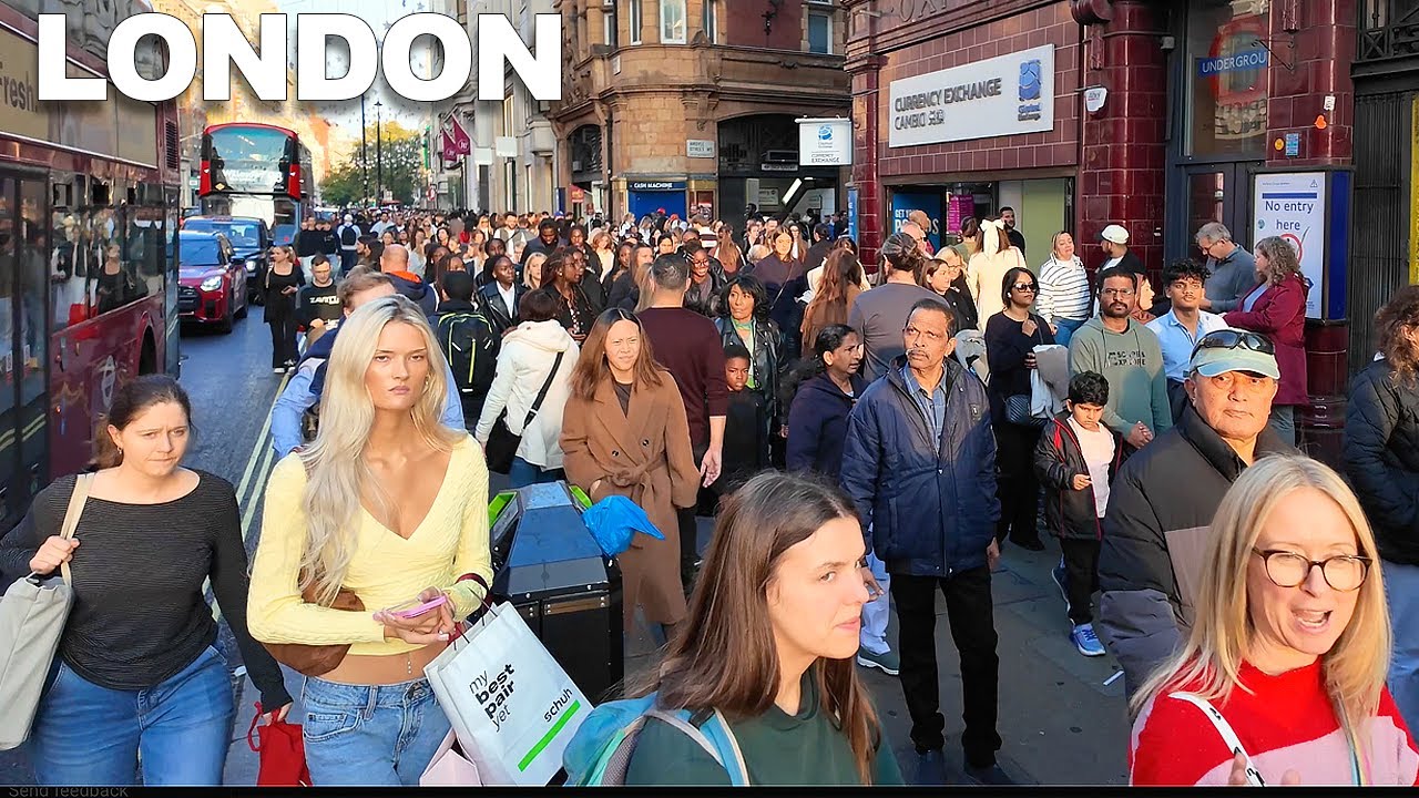 BUSY Saturday on Oxford Street | London’s Most Crowded Shopping Street 🛍️🇬🇧 | London Street Walk 4K