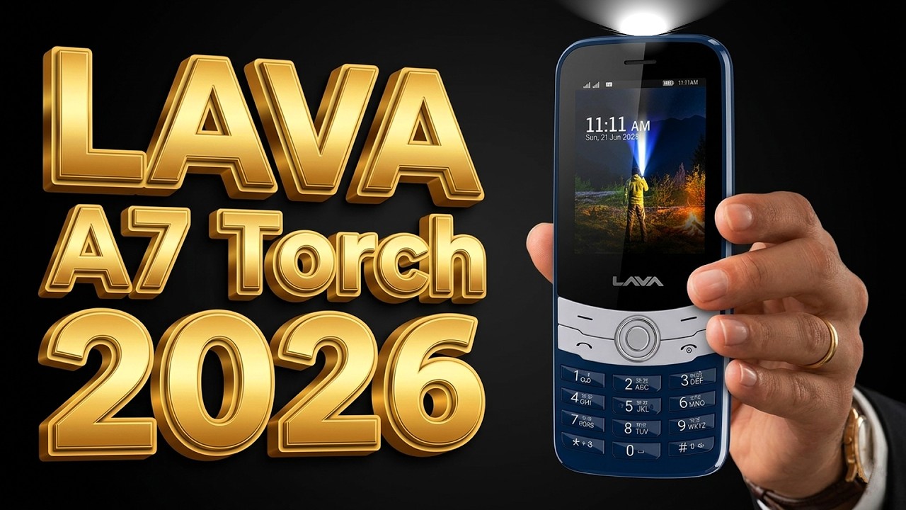 Lava A7 Torch 2026 Keypad Phone Unboxing and Review with Large Display, Battery and Type-C Port