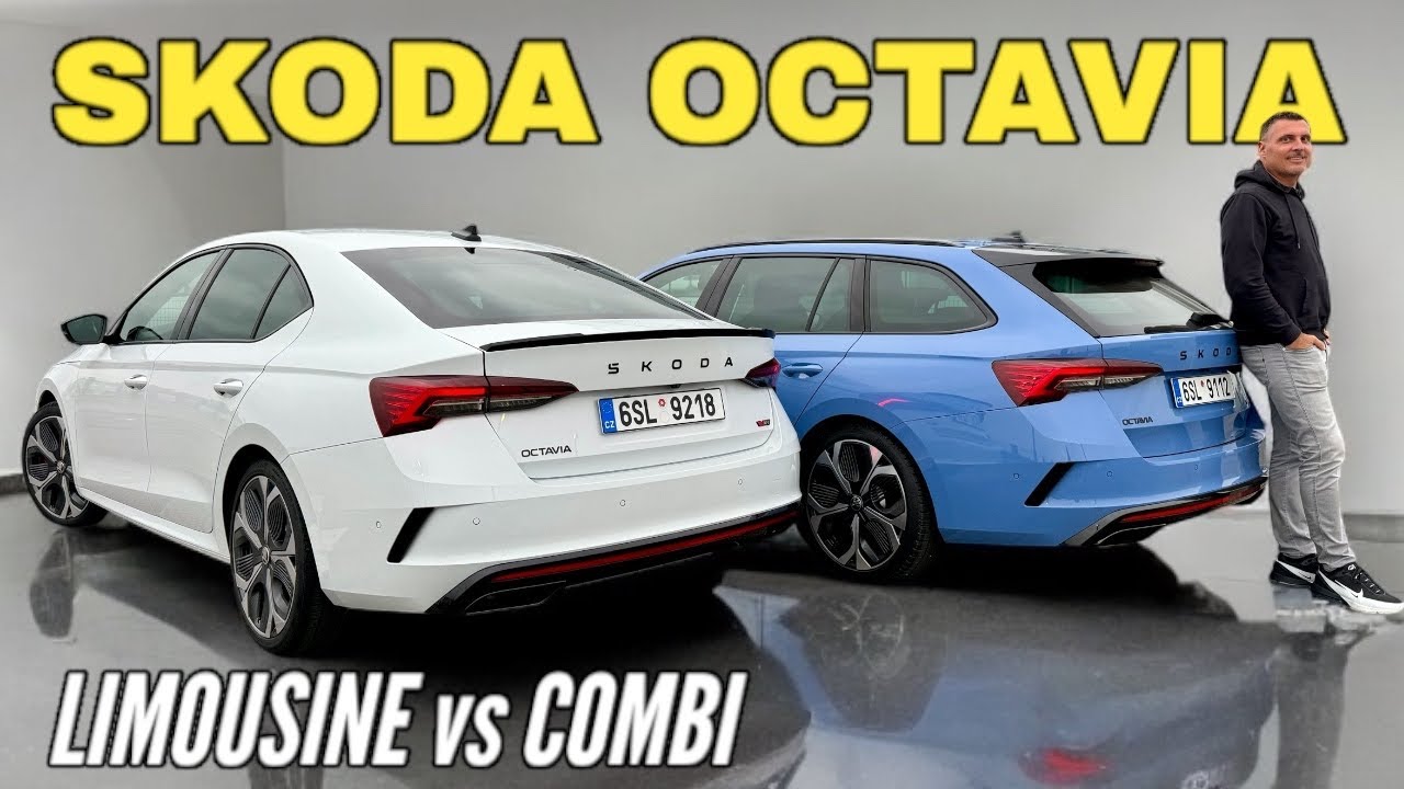 SKODA OCTAVIA RS 2025: Combi oder Limousine? Der Vergleich | Kofferraum | Preis