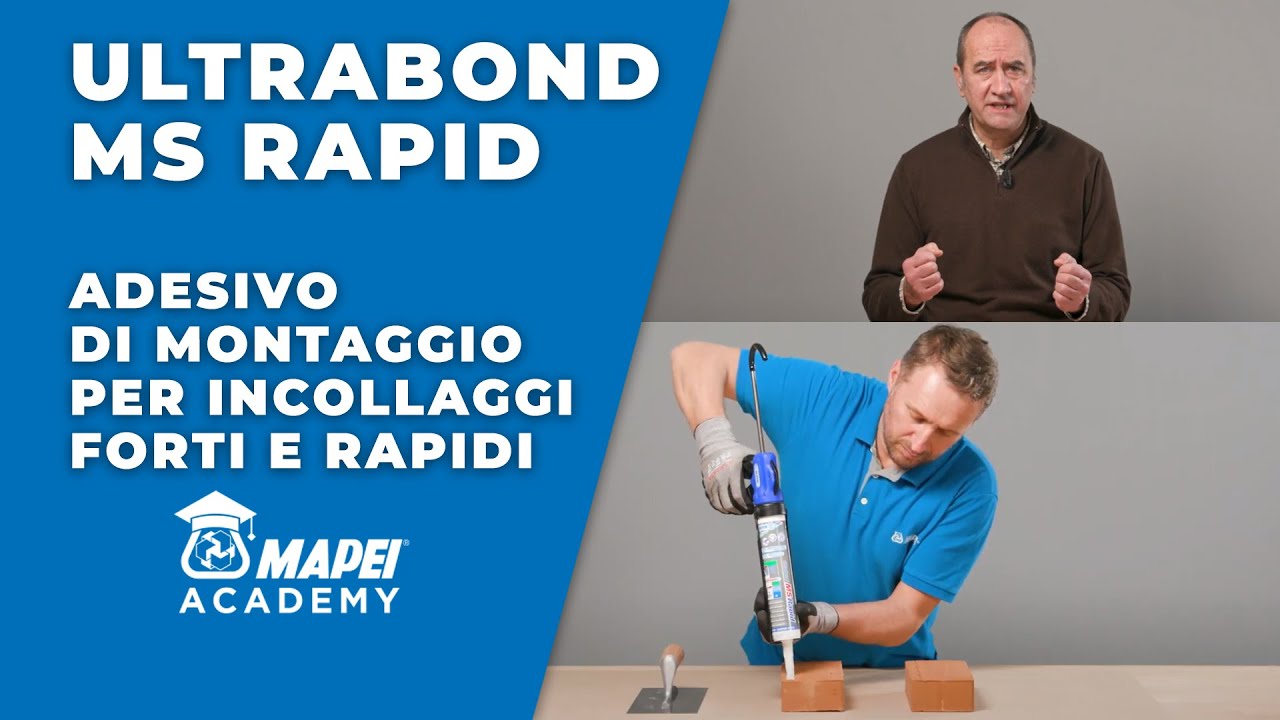 Adesivo di Montaggio Rapido | Deformabile | Per interni ed esterni | Ultrabond MS Rapid