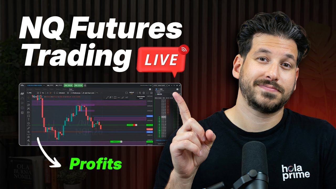 LIVE Day Trading Scalping The US New York Open On Futures