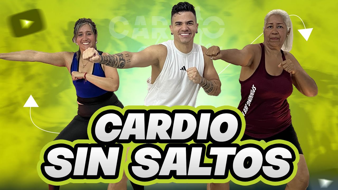Reduce ABDOMEN y CINTURA | Cardio Intenso SIN SALTOS para ADELGAZAR rápido | Abdomen de pie