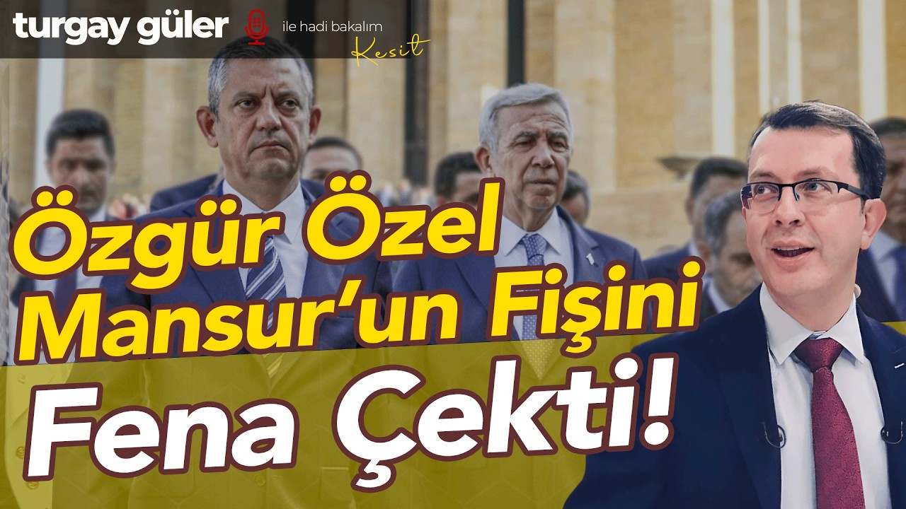 Özgür Özel Mansur'un Fişini Fena Çekti!