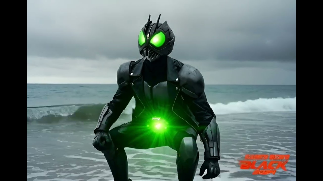 Grok Imagine 4 minutes tokusatsu fighting