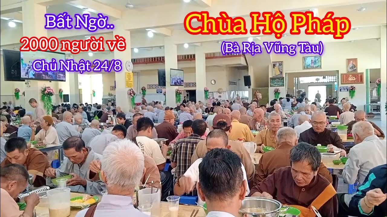 Bất Ngờ chủ Nhật hôm nay 2000 người về chùa Hộ Pháp Bà Rịa Vũng Tàu 