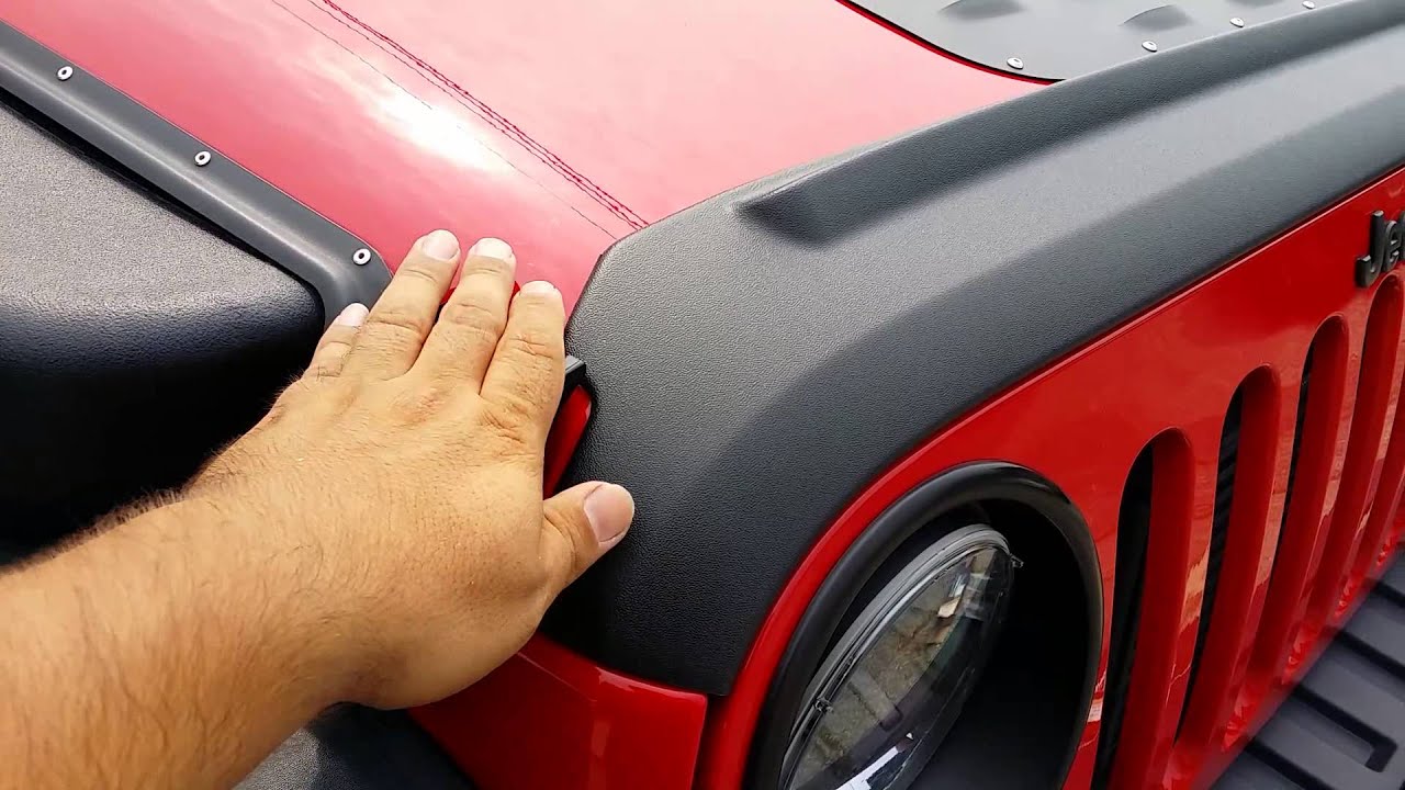 BushWacker JK Wrangler Tailgate and Hood armor. Quick Look!