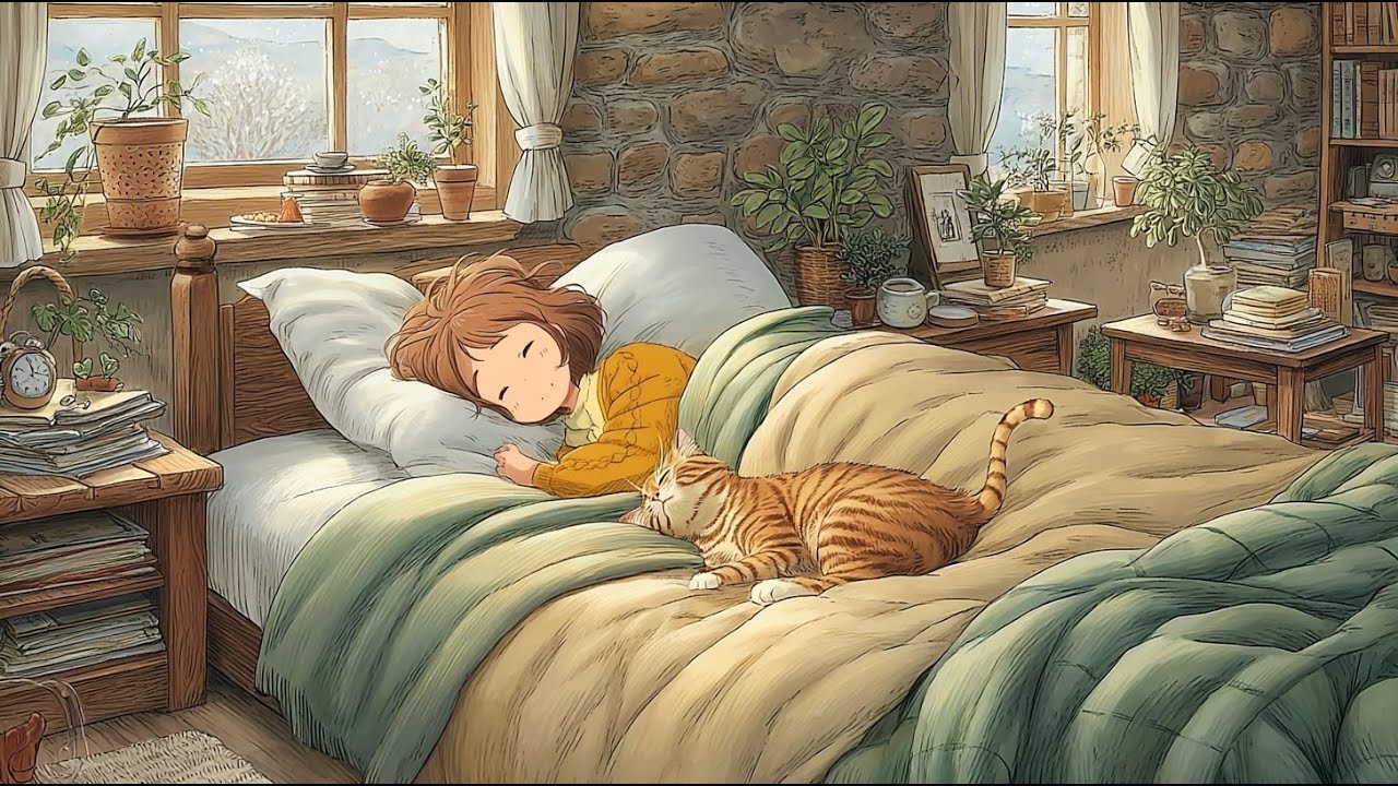 🍂 Living Alone in a Forest Cottage 🍂 Roasted Sweet Potatoes & Golden Autumn (Ghibli ASMR)