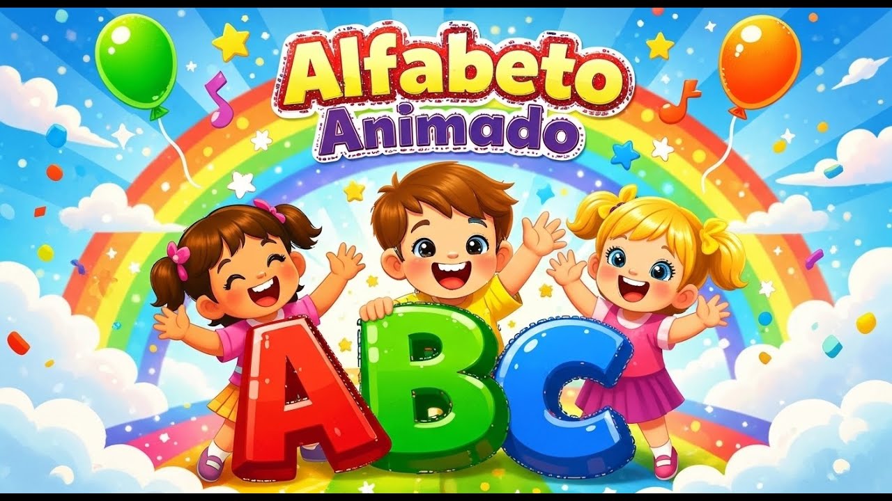O ALFABETO É DIVERSÃO! | Música Educativa Infantil