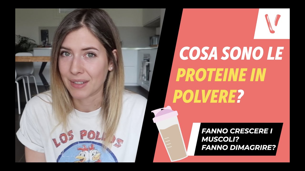 Cosa sono le PROTEINE IN POLVERE?