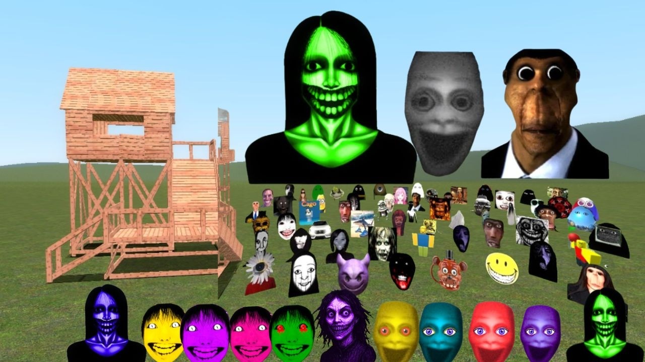 Too Much Nextbots Vs Towers in Garry's Mod