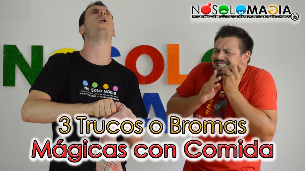 3 BROMAS con COMIDA para TROLEAR a tus amigos - No Solo Magia