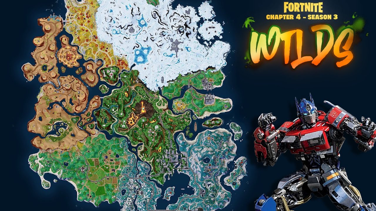 FORTNITE WILDS! Chapter 4 Season 3 Map Concept