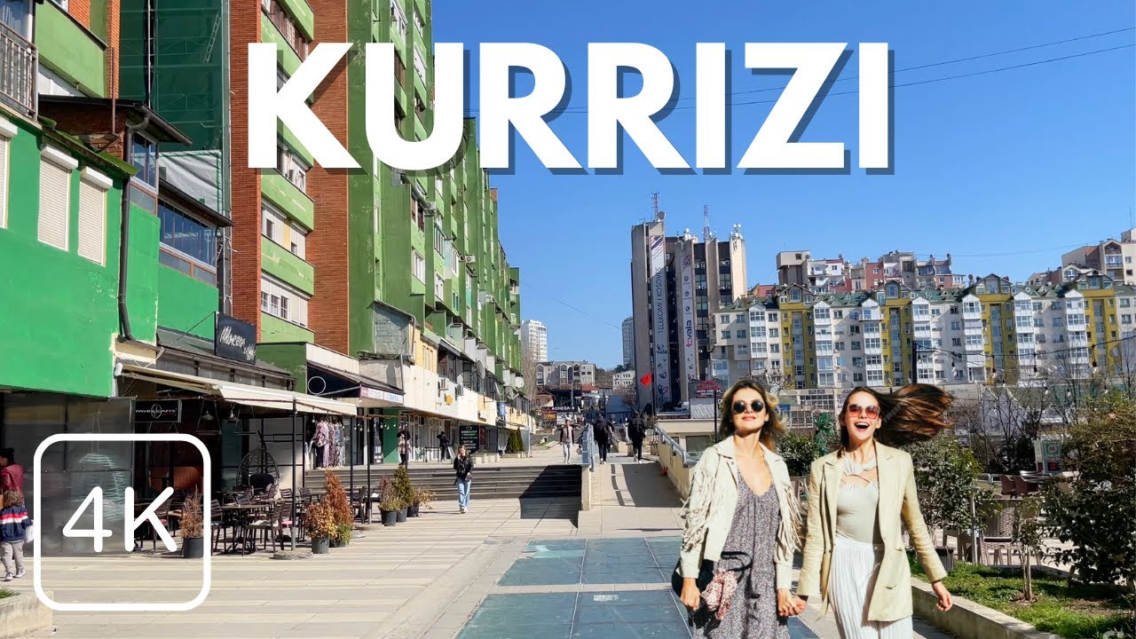 KURRIZ - RRETHI ME FLAMUR Walking Tour in 4K [PRISHTINA] Kosovo
