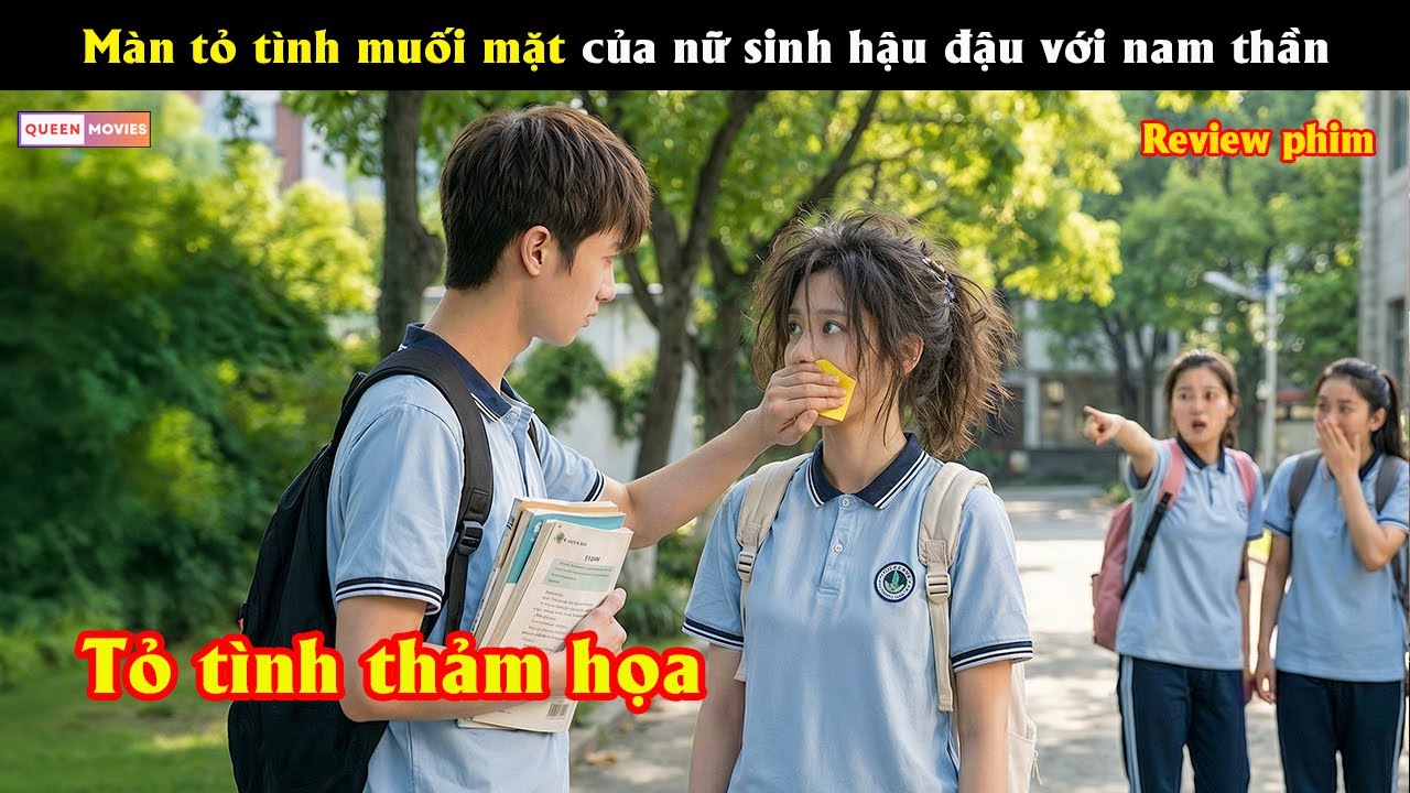 Màn tỏ tình muối mặt của nữ sinh hậu đậu với nam thần trường học  - Review phim hay