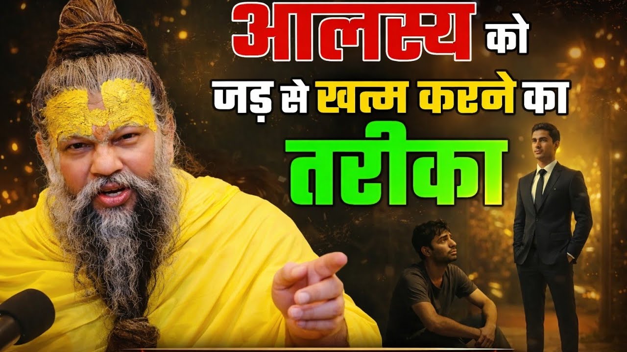 आलस्य को जड़ से खत्म करने का तरीका ! // Premanand ji maharaj #video #premanandjimaharaj #trending 