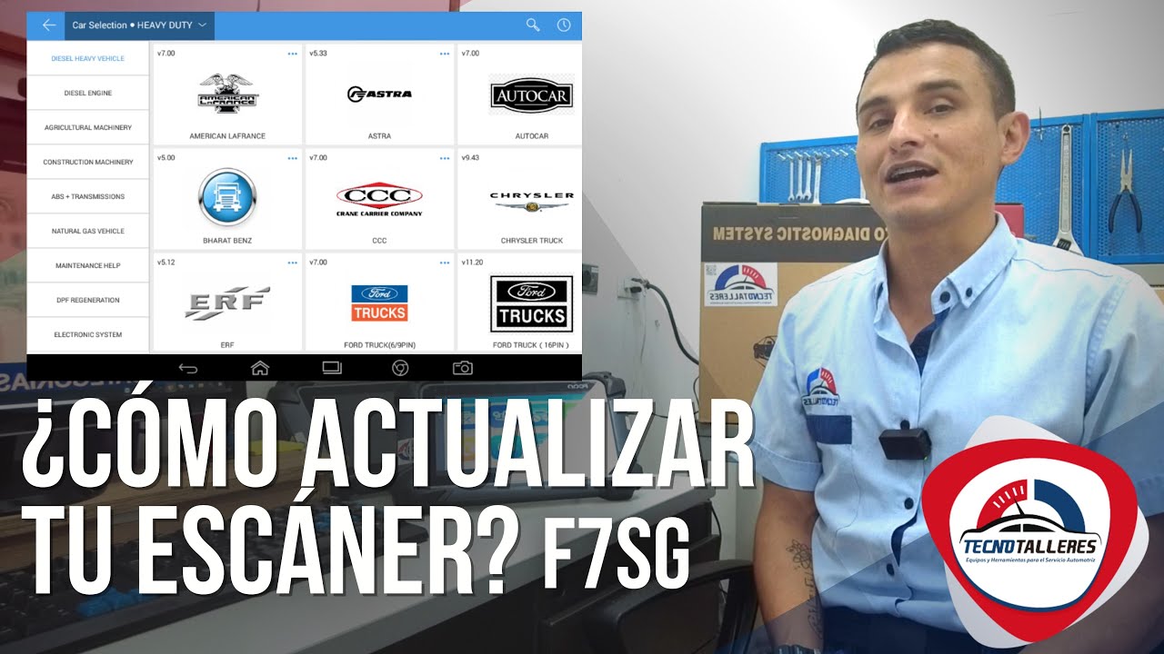 ¿Cómo actualizar tu escáner FCAR? - Tecnotalleres
