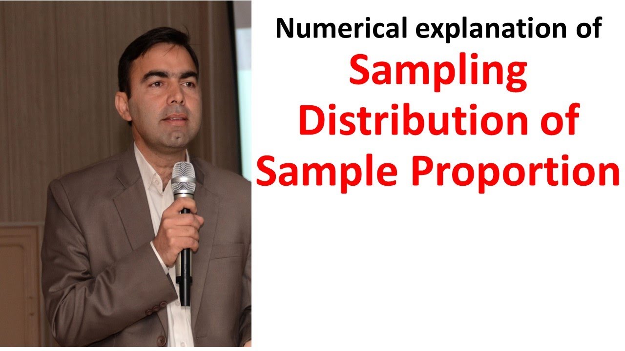 Sampling Distribution of Sample Proportion | Numerical explanation in URDU/Hindi || Kokab Manzoor