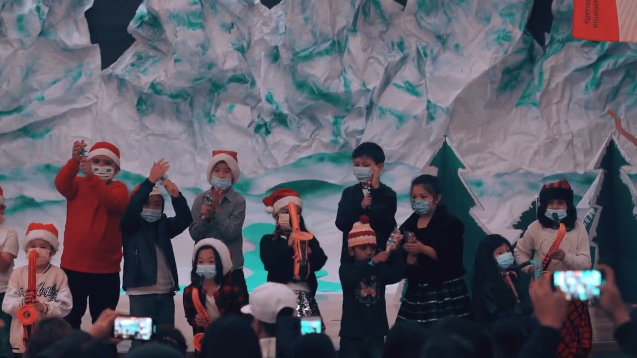 Rockin' around the Christmas tree - Charles H. Kim Elementary School - 2nd graders