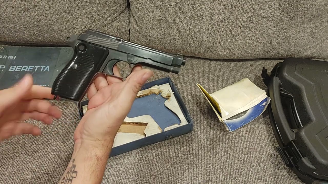Первый взгляд на СТАРУЮ модель Beretta 951 #образование #оружие #стрельба
