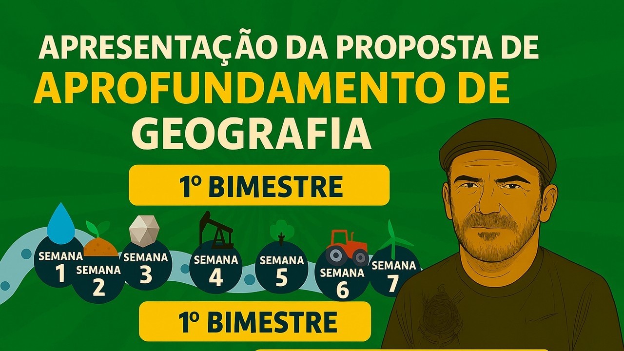 Proposta para o 1º Bimestre em Aprofundamento em Geografia