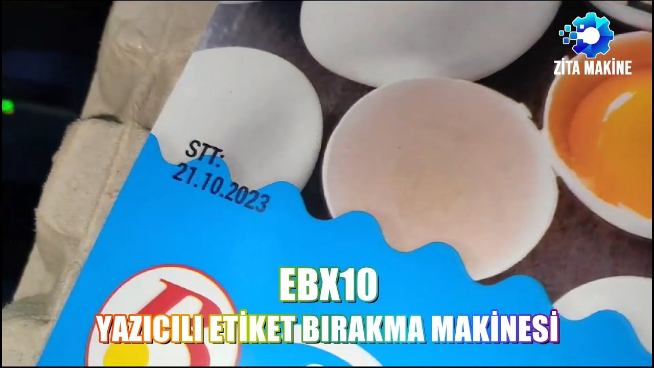 EBX10 YAZICILI ETİKET BIRAKMA MAKİNESİ