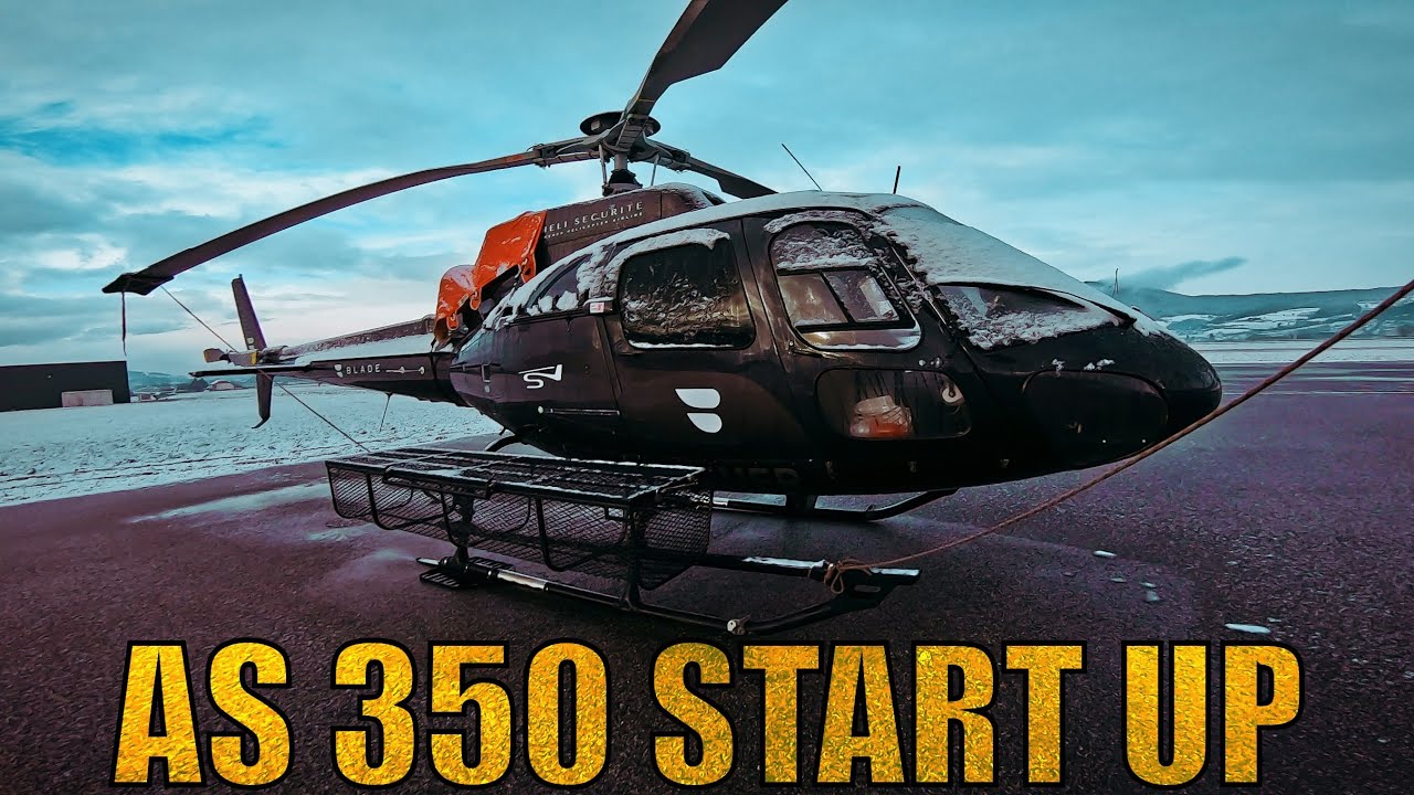 Helicopter START UP AS 350 B2 H125