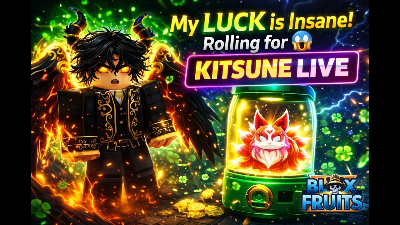 KITSUNE from Gacha LIVE 😱 Will I Get It Today? | Blox Fruits