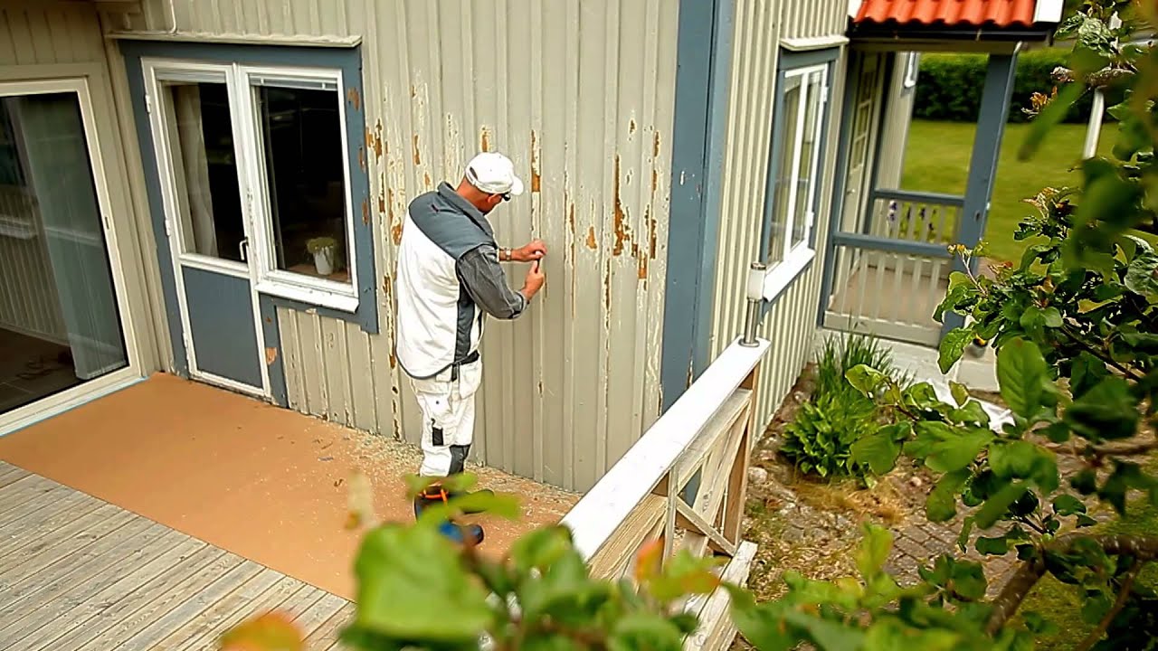 Ulkoseinän pesu ja maalin poisto – vaihe vaiheelta