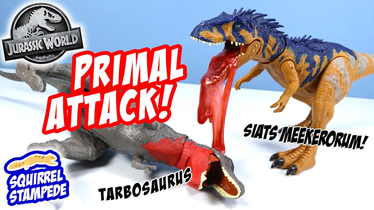 Jurassic World Primal Attack Dinosaur Figure Review - Siats Meekerorum!