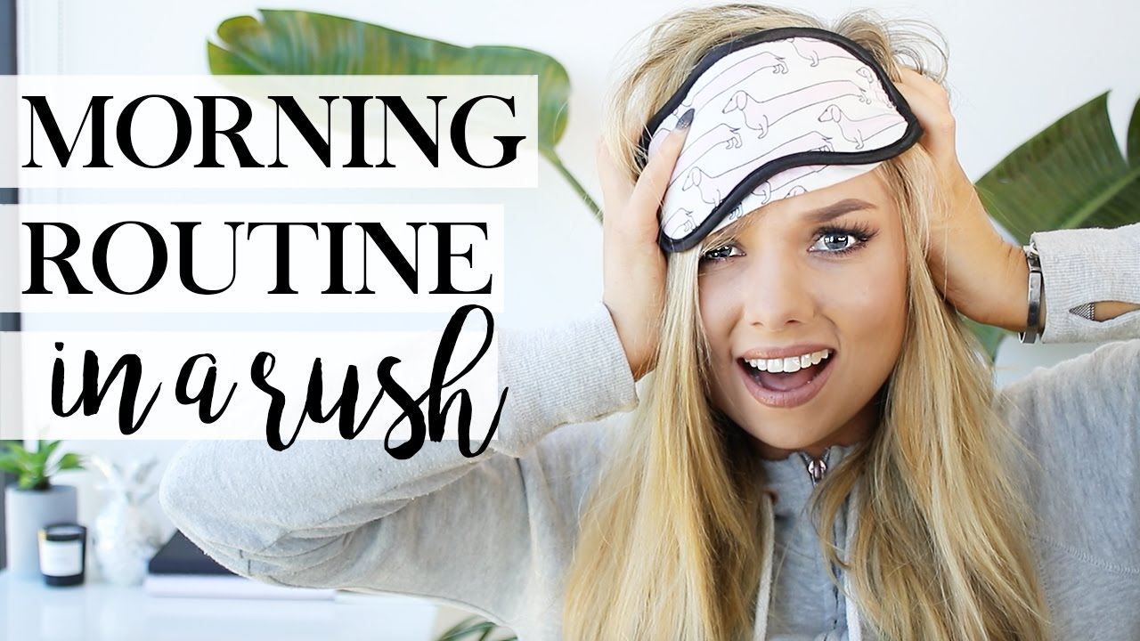 Morning Routine In A Rush | Hacks For A Fast Morning Routine