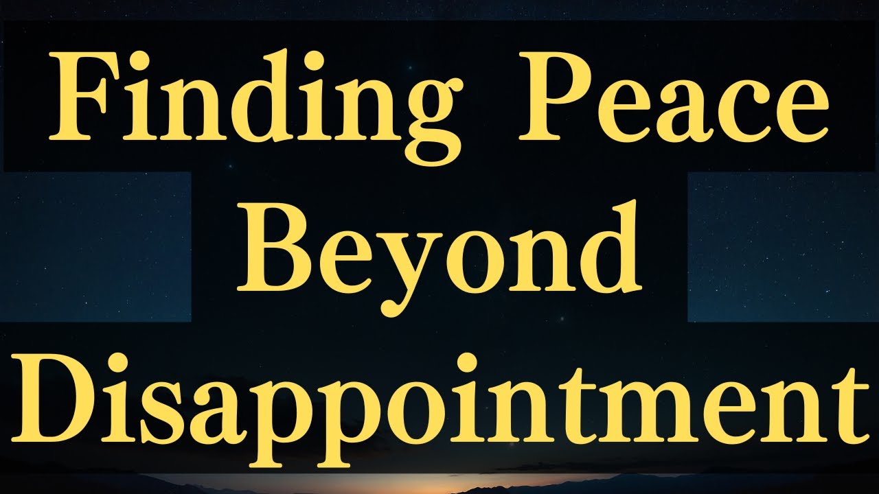 Finding Peace Beyond Disappointment #yourmonkhaku #buddhism #motivation #mindfulness #spirituality