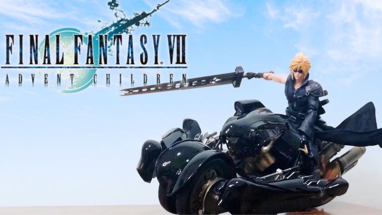REVIEW: Play Arts Kai Final Fantasy VII Advent Children Cloud and Fenrir Action Figure Set
