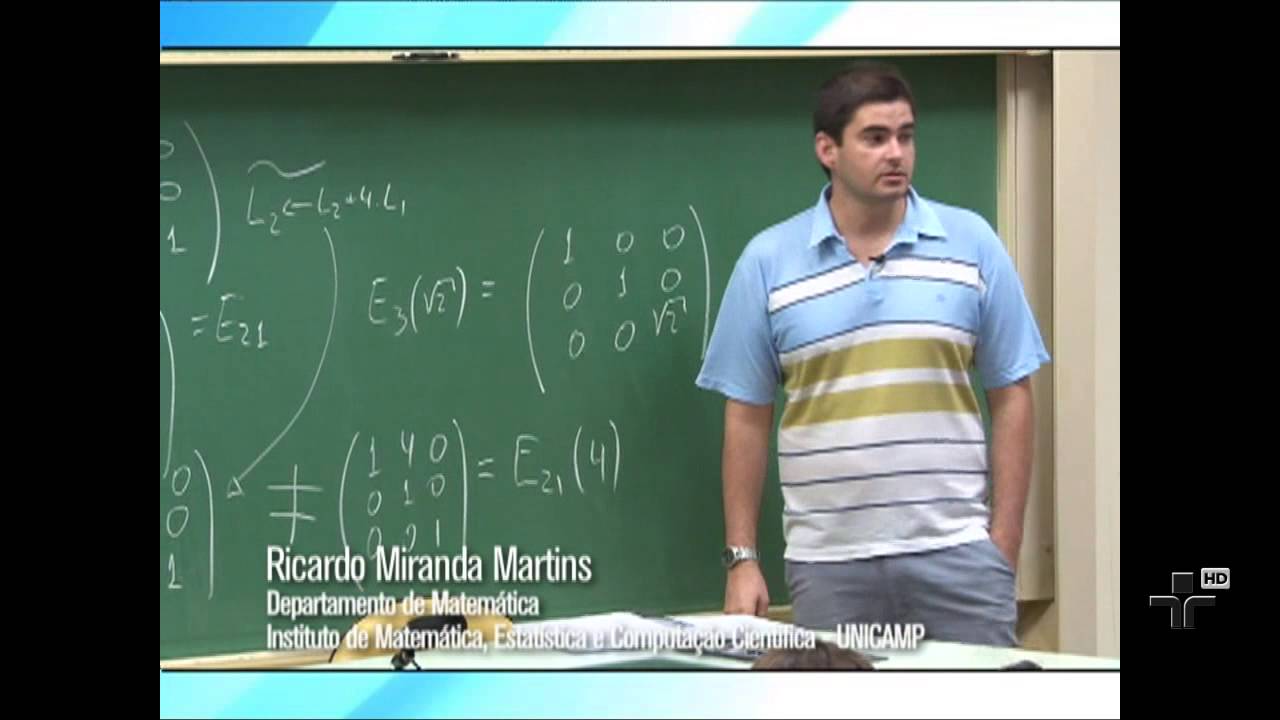 Geometria Analítica e Vetores - Aula 5 - Matriz Inversa - parte 1